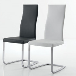 Slim 655 fém vázas szék mûbõr kárpittal 03 Fémvázas étkezőszékek 0 COMPAR