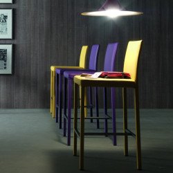 Romy 619 fém vázas bárszék mûbõr kárpittal