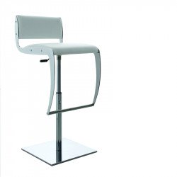 Yumi 609 állítható magasságú bárszék valódi bõr kárpittal