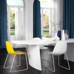 Babah SL tûzálló szánkótalpas fém vázas szék