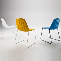 Babah SL tûzálló szánkótalpas fém vázas szék