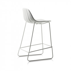 Babah SL-SG-65 tûzálló szánkótalpas fém vázas bárszék 04 Műanyag bárszékek Chairs & More