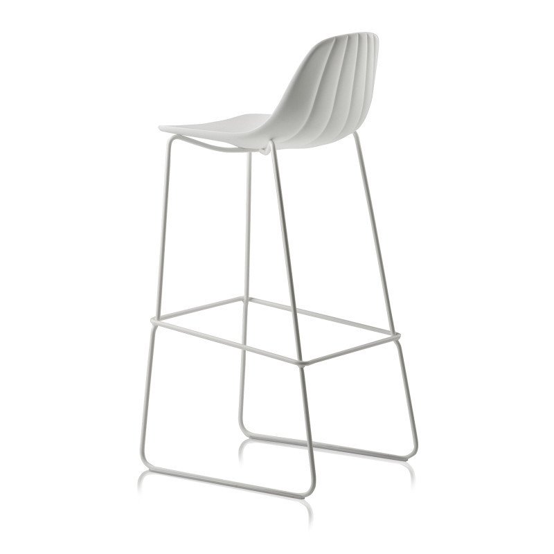 Babah SL-SG-80 tûzálló szánkótalpas fém vázas bárszék