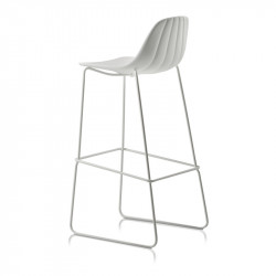 Babah SL-SG-80 tûzálló szánkótalpas fém vázas bárszék 04 Műanyag bárszékek Chairs & More