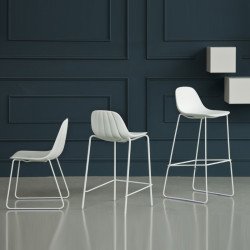 Babah SL-SG-80 tûzálló szánkótalpas fém vázas bárszék