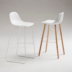 Babah SL-SG-80 tûzálló szánkótalpas fém vázas bárszék