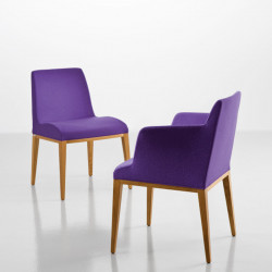 Bloom S fém vázas tûzálló szék fa lábakkal