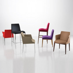 Bloom S fém vázas tûzálló szék fa lábakkal