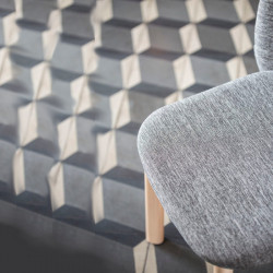 Chips S kárpitozott fa vázas szék