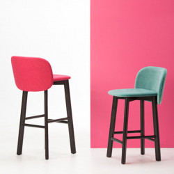 Chips SG-80 kárpitozott fa vázas bárszék