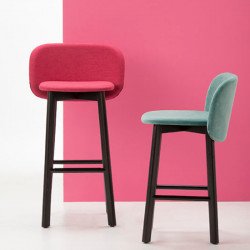 Chips SG-80 kárpitozott fa vázas bárszék