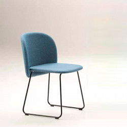 Chips SL szánkótalpas kárpitozott szék