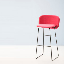 Chips SL-SG-80 szánkótalpas kárpitozott bárszék 04 Olasz bárszékek Chairs & More