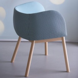 Mousse SP kárpitozott fa vázas karosszék 05 Favázas karosszékek Chairs & More