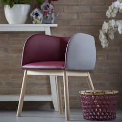 Mousse SP kárpitozott fa vázas karosszék