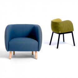 Mousse SP kárpitozott fa vázas karosszék