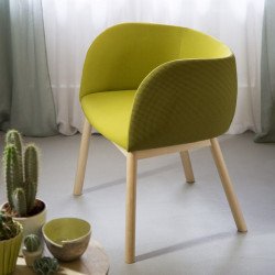 Mousse SP kárpitozott fa vázas karosszék