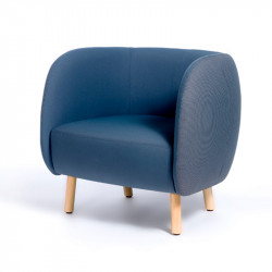 Mousse P kárpitozott fa vázas fotel 03 Modern stílusok Chairs & More