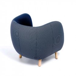 Mousse P kárpitozott fa vázas fotel