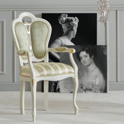 Giglio 111-C kárpitozott karosszék 05 Barokk karosszékek Mobilsedia