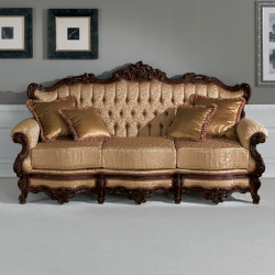 Giulia 309-AL három üléses kárpitozott kihúzható kanapé 06 Barokk kanapék Mobilsedia