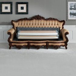 Giulia 309-AL három üléses kárpitozott kihúzható kanapé