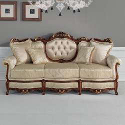 Cleopatra 314-AL három üléses kárpitozott kihúzható kanapé 06 Barokk kanapék Mobilsedia