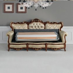 Cleopatra 314-AL három üléses kárpitozott kihúzható kanapé