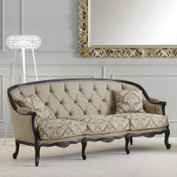 Doris 336-D két üléses kárpitozott kanapé 06 Barokk kanapék Mobilsedia