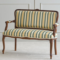 Brianzolo 405-D két üléses kárpitozott kanapé 06 Barokk kanapék Mobilsedia