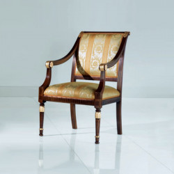 Nicole 411-P kárpitozott fotel 05 Barokk karosszékek Mobilsedia