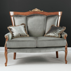 Vanity 428-D két üléses kárpitozott kanapé 06 Barokk kanapék Mobilsedia