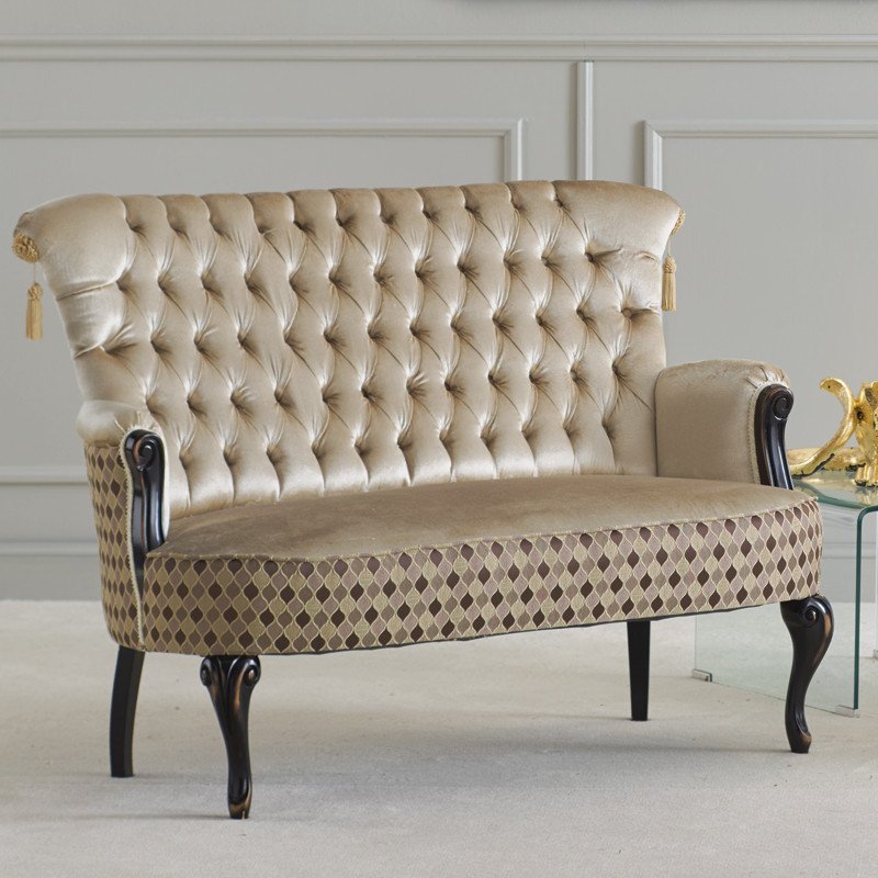 Sospiro 429-D két üléses kárpitozott kanapé