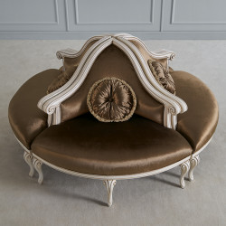 Agora 433-D három üléses központi kerek kanapé 06 Barokk kanapék Mobilsedia