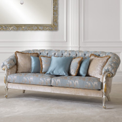 Pandora 439-A három üléses kárpitozott kanapé 06 Barokk kanapék Mobilsedia