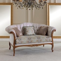 Sabrina 440-D két üléses kárpitozott kanapé 06 Barokk kanapék Mobilsedia