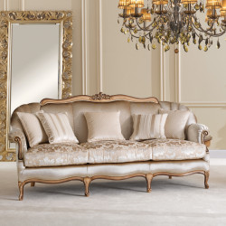 Sveva 441-A három üléses kárpitozott kanapé 06 Barokk kanapék Mobilsedia