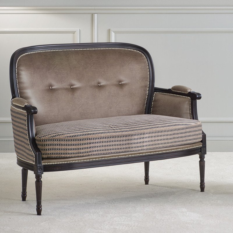 Silvia 618-D két üléses kárpitozott kanapé