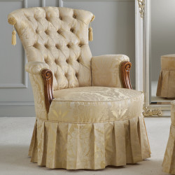 Dolly 620-PN kárpitozott fotel szoknyával 05 Barokk karosszékek Mobilsedia