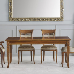 Erica 989-TA bõvíthetõ téglalap alakú étkezõasztal intarziás asztallappal 180-220x90cm 02 Bővíthető étkezőasztal Mobilsedia