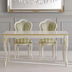 Giglio 9003-T téglalap alakú étkezõasztal tanganyika fa asztallappal 160x90cm 02 Étkezőasztalok Mobilsedia