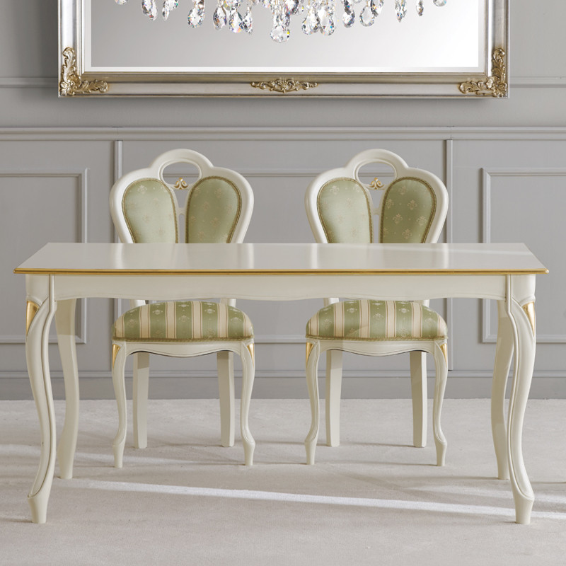 Giglio 9003-A téglalap alakú bõvíthetõ étkezõasztal tanganyika fa asztallappal 160-220cm