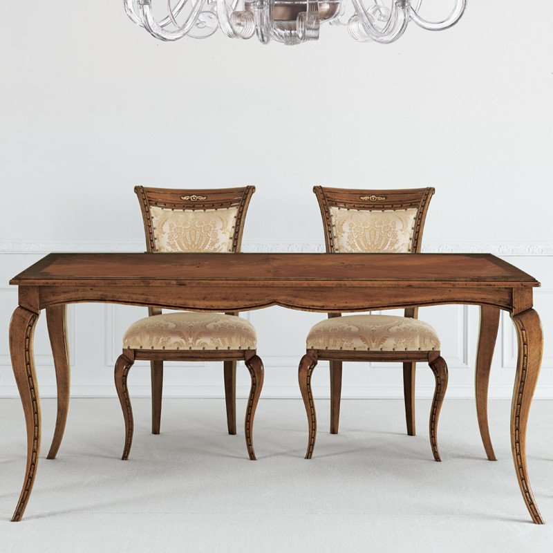 Nello 9007-I téglalap alakú étkezõasztal intarziás asztallappal 170x90cm