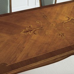 Nello 9007-I téglalap alakú étkezõasztal intarziás asztallappal 170x90cm