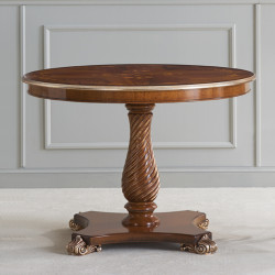 Vanity 9020-I kerek étkezõasztal intarziás asztallappal 110x80cm 02 Étkezőasztalok Mobilsedia