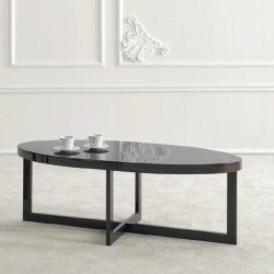 Ellisse 9022-T ovális dohányzóasztal 130x60cm 02 Dohányzóasztalok Mobilsedia