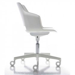 Clop állítható magasságú irodai szék párnázott - kárpitozott üléssel