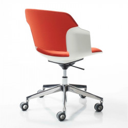 Clop állítható magasságú irodai szék párnázott - kárpitozott üléssel - TILT mechanizmussal