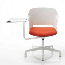 Clop állítható magasságú irodai szék párnázott - kárpitozott üléssel - kisasztallal 05 Műanyag karosszékek Diemme