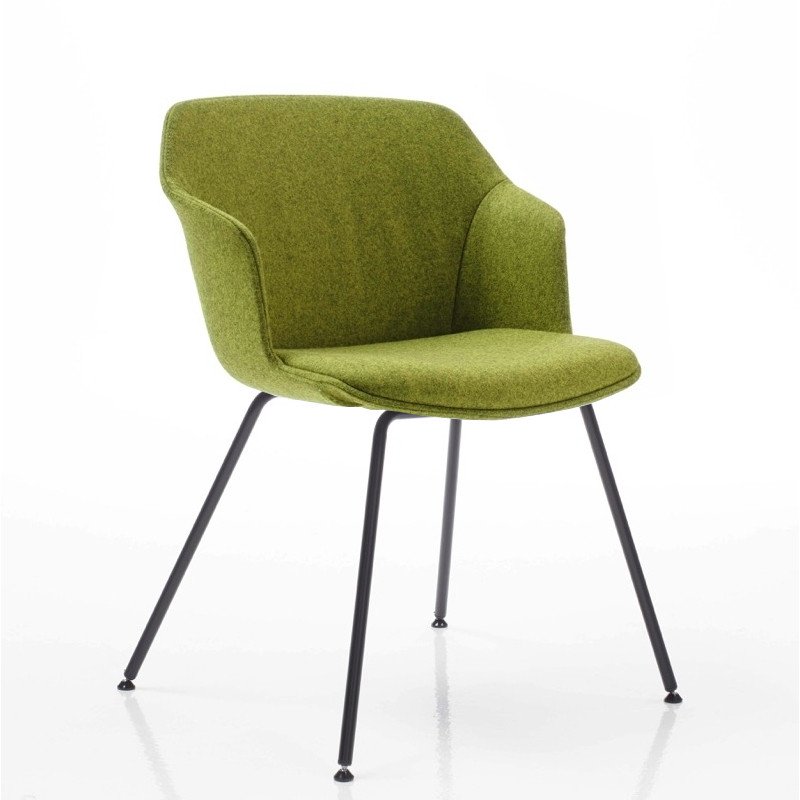 Clop Riv polipropilén vázas kárpitozott karosszék poliuretán hab párnázással